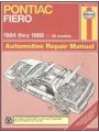 Pontiac Fiero (1984-1988 гг.) Haynes Manual Pontiac Fiero (1984-1988 гг.) Haynes Manual